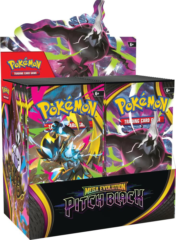 Pokemon Mega Evolution Pitch Black Booster Display