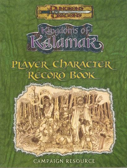 Kingdoms of Kalamar Player Character Record Book