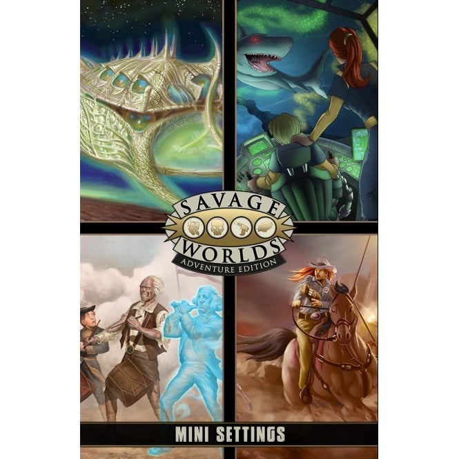 Savage Worlds RPG: Game Master Screen &amp; Mini Settings