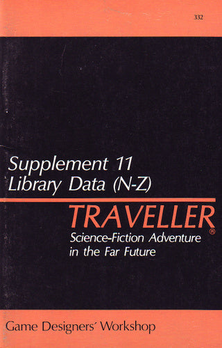 Supplement #11: Library Data (N-Z)
