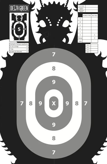 Delta Green Shooting Target: Byakheen (10 Pack)