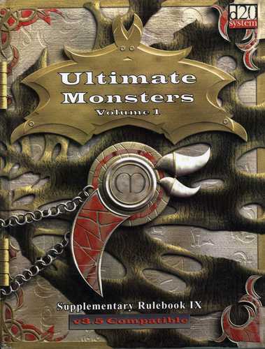 Ultimate Monsters Volume I