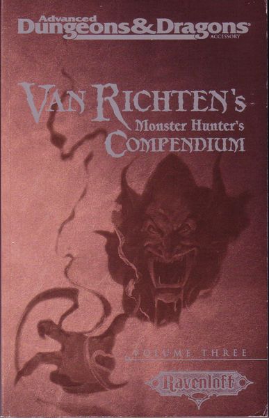 Van Richten&#39;s Monster Hunters Compendium Volume 3