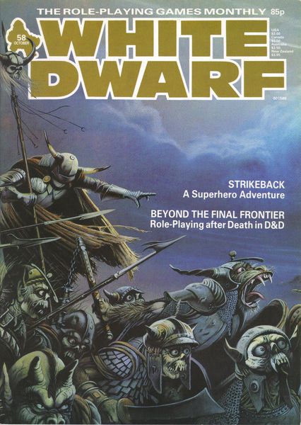 White Dwarf Magazine #58