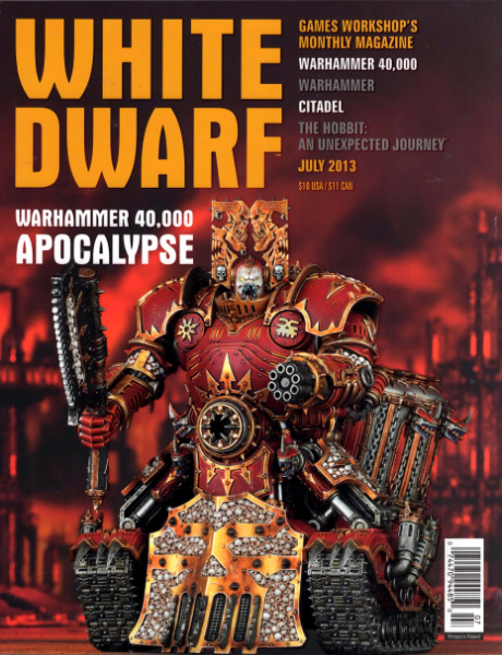 White Dwarf Magazine - July 2013