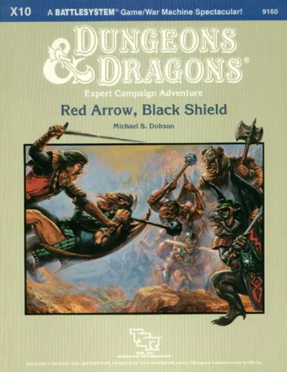 X10 Red Arrow, Black Shield